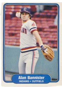 #359 Alan Bannister - Cleveland Indians - 1982 Fleer Baseball