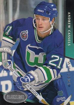 #359 Andrew Cassels - Hartford Whalers - 1993-94 Parkhurst Hockey