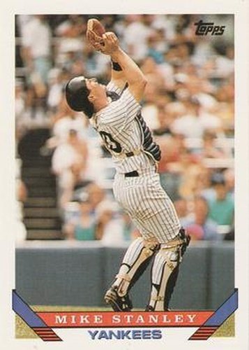 #359 Mike Stanley - New York Yankees - 1993 Topps Baseball