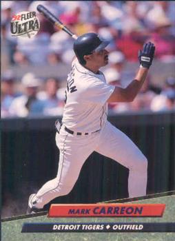 #359 Mark Carreon - Detroit Tigers - 1992 Ultra Baseball