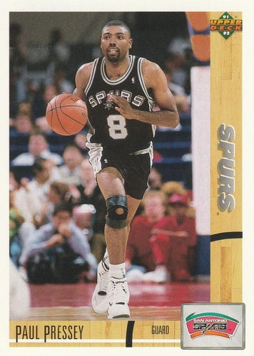 #359 Paul Pressey - San Antonio Spurs - 1991-92 Upper Deck Basketball