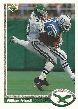 #359 William Frizzell - Philadelphia Eagles - 1991 Upper Deck Football