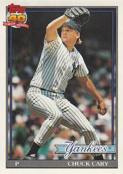 #359 Chuck Cary - New York Yankees - 1991 O-Pee-Chee Baseball