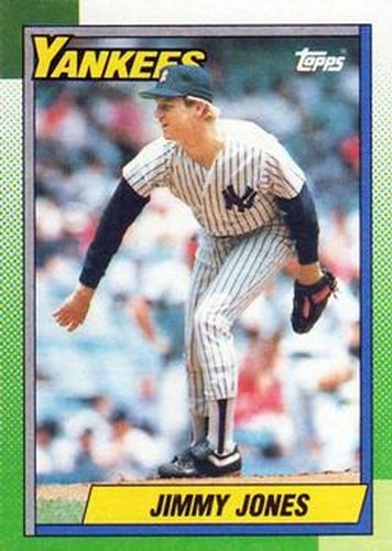 #359 Jimmy Jones - New York Yankees - 1990 Topps Baseball