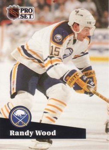 #359 Randy Wood - 1991-92 Pro Set Hockey