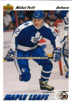 #359 Michel Petit - Toronto Maple Leafs - 1991-92 Upper Deck Hockey