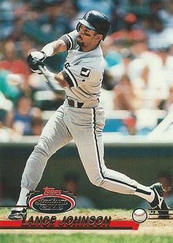 #359 Lance Johnson - Chicago White Sox - 1993 Stadium Club Baseball