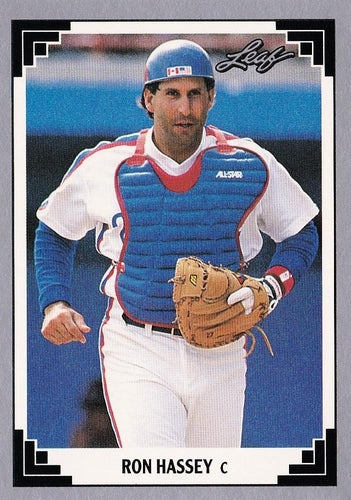 #359 Ron Hassey - Montreal Expos - 1991 Leaf Baseball