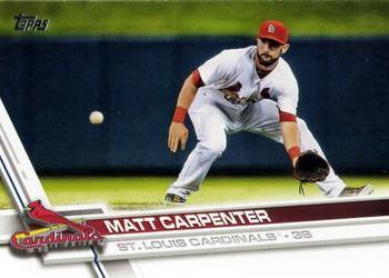 #359a Matt Carpenter - St. Louis Cardinals - 2017 Topps Baseball