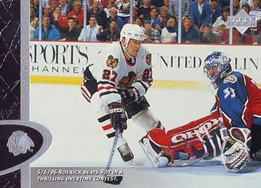 #35 Jeremy Roenick - Chicago Blackhawks - 1996-97 Upper Deck Hockey