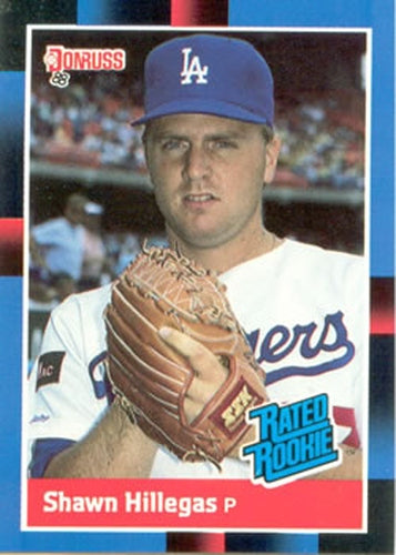 #35 Shawn Hillegas - Los Angeles Dodgers - 1988 Donruss Baseball