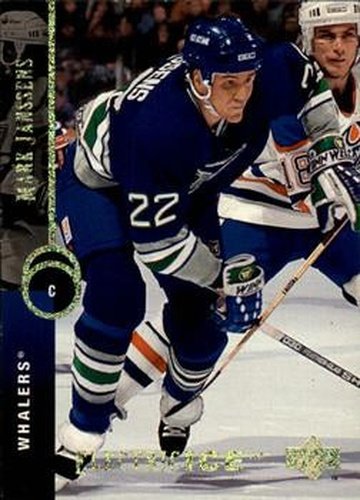 #35 Mark Janssens - Hartford Whalers - 1994-95 Upper Deck Hockey - Electric Ice