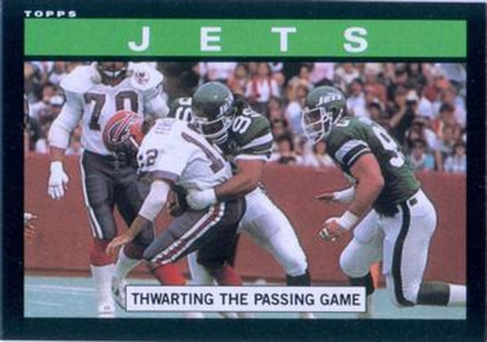 #335 Jets Team Leaders - New York Jets - 1985 Topps Football