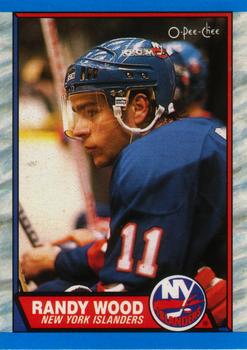 #35 Randy Wood - New York Islanders - 1989-90 O-Pee-Chee Hockey
