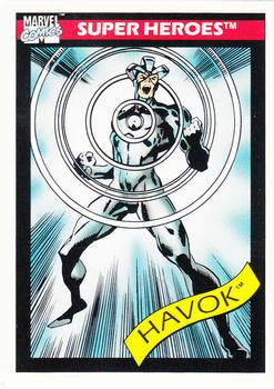 #35 Havok - 1990 Impel Marvel Universe