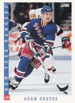 #35 Adam Graves - New York Rangers - 1993-94 Score Canadian Hockey