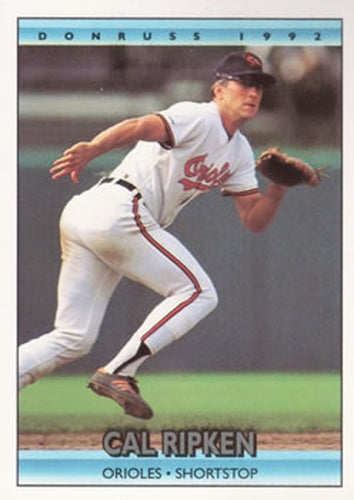 #35 Cal Ripken Jr. - Baltimore Orioles - 1992 Donruss Baseball