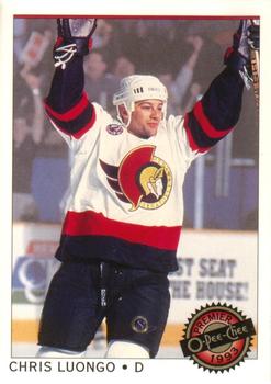 #35 Chris Luongo - Ottawa Senators - 1992-93 O-Pee-Chee Premier Hockey