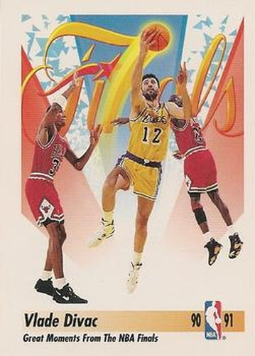 #335 Vlade Divac - Los Angeles Lakers - 1991-92 SkyBox Basketball