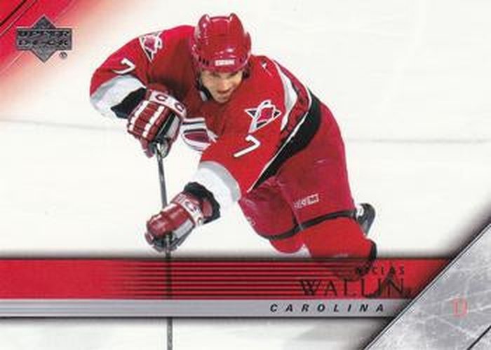 #35 Niclas Wallin - Carolina Hurricanes - 2005-06 Upper Deck Hockey