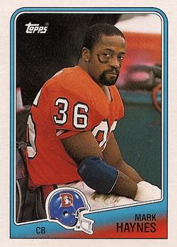 #35 Mark Haynes - Denver Broncos - 1988 Topps Football