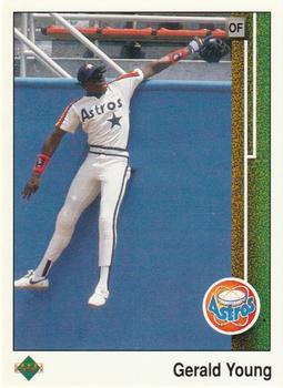 #135 Gerald Young - Houston Astros - 1989 Upper Deck Baseball