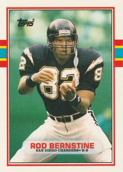 #35T Rod Bernstine - San Diego Chargers - 1989 Topps Traded Football