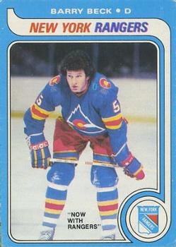 #35 Barry Beck - New York Rangers - 1979-80 O-Pee-Chee Hockey