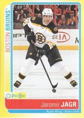#S-JA Jaromir Jagr - Boston Bruins - 2013-14 O-Pee-Chee Hockey - Stickers