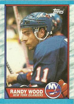 #35 Randy Wood - New York Islanders - 1989-90 Topps Hockey