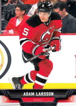 #35 Adam Larsson - New Jersey Devils - 2013-14 Upper Deck Hockey