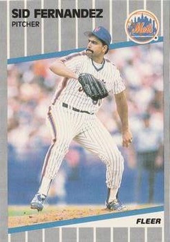 #35 Sid Fernandez - New York Mets - 1989 Fleer Baseball