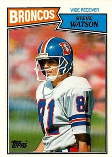 #35 Steve Watson - Denver Broncos - 1987 Topps Football