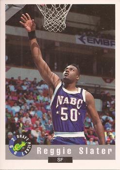 #35 Reggie Slater - Wyoming Cowboys - 1992 Classic Draft Basketball