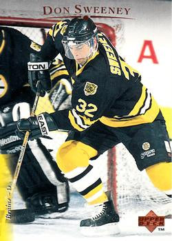 #35 Don Sweeney - Boston Bruins - 1995-96 Upper Deck Hockey