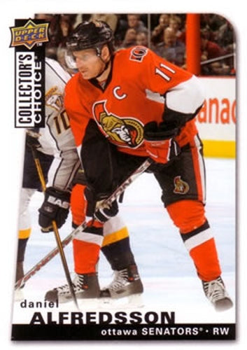 #35 Daniel Alfredsson - Ottawa Senators - 2008-09 Collector's Choice Hockey