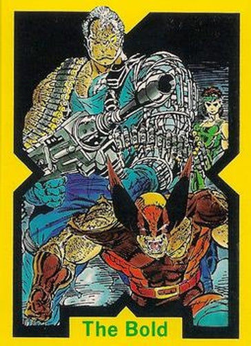 #35 The Bold - 1991 Marvel Comic Images X-Force