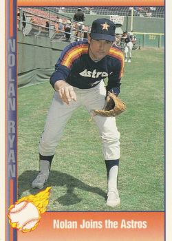 #35 Joins Astros - Houston Astros - 1991 Pacific Nolan Ryan Texas Express I Baseball