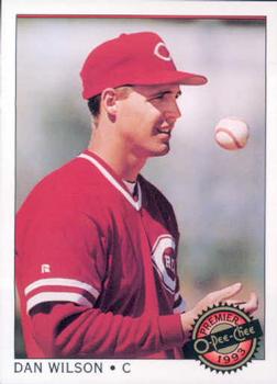 #35 Dan Wilson - Cincinnati Reds - 1993 O-Pee-Chee Premier Baseball