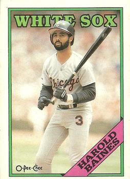 #35 Harold Baines - Chicago White Sox - 1988 O-Pee-Chee Baseball