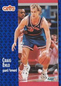 #35 Craig Ehlo - Cleveland Cavaliers - 1991-92 Fleer Basketball