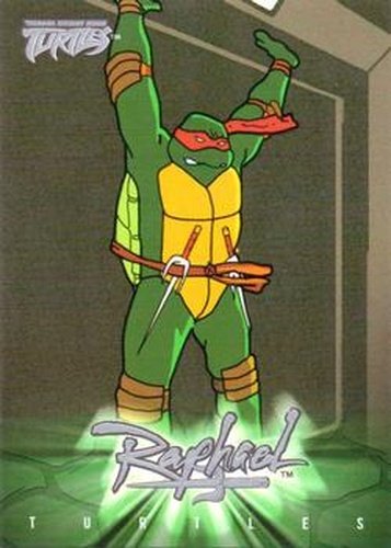 #35 Raphael Turtle-ism: "Time to apply some Turtle - 2003 Fleer Teenage Mutant Ninja Turtles