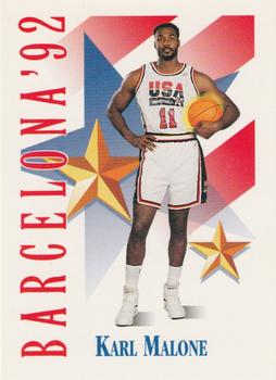 #535 Karl Malone - USA - 1991-92 SkyBox Basketball