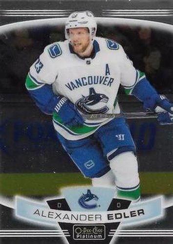 #35 Alexander Edler - Vancouver Canucks - 2019-20 O-Pee-Chee Platinum Hockey