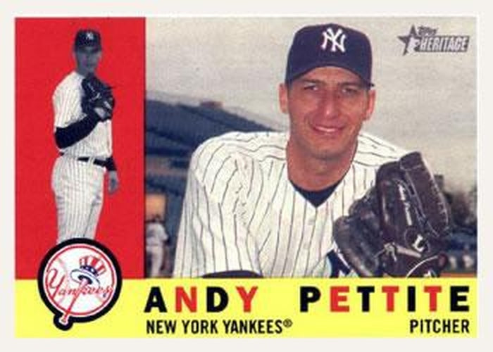 #35 Andy Pettitte - New York Yankees - 2009 Topps Heritage Baseball
