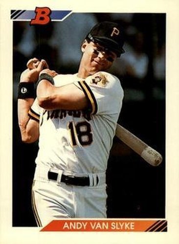 #35 Andy Van Slyke - Pittsburgh Pirates - 1992 Bowman Baseball