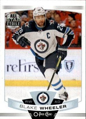 #35 Blake Wheeler - Winnipeg Jets - 2019-20 O-Pee-Chee Hockey
