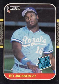 #35 Bo Jackson - Kansas City Royals - 1987 Donruss Baseball