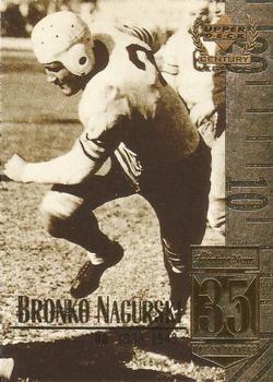 #35 Bronko Nagurski - Chicago Bears - 1999 Upper Deck Century Legends Football