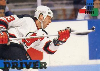 #35 Bruce Driver - New Jersey Devils - 1994-95 Stadium Club Hockey